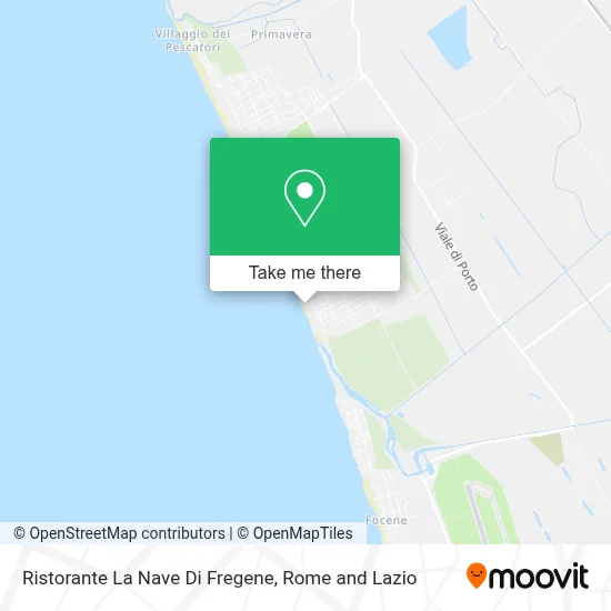 Ristorante La Nave Di Fregene map