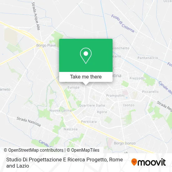 Studio Di Progettazione E Ricerca Progetto map