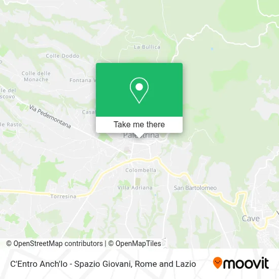 C'Entro Anch'Io - Spazio Giovani map
