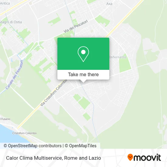 Calor Clima Multiservice map