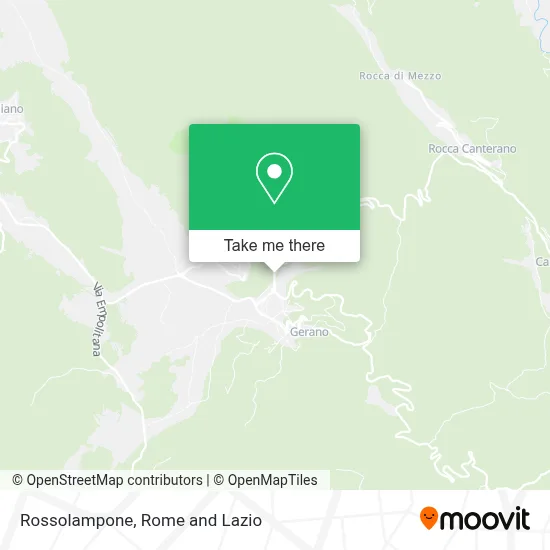 Rossolampone map