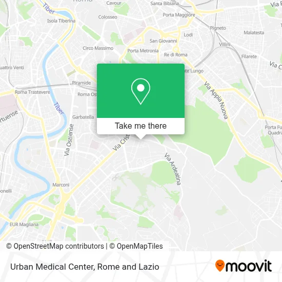 Urban Medical Center map