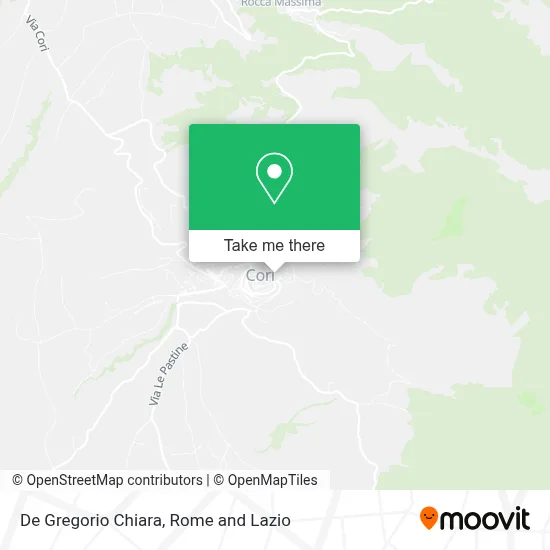 De Gregorio Chiara map