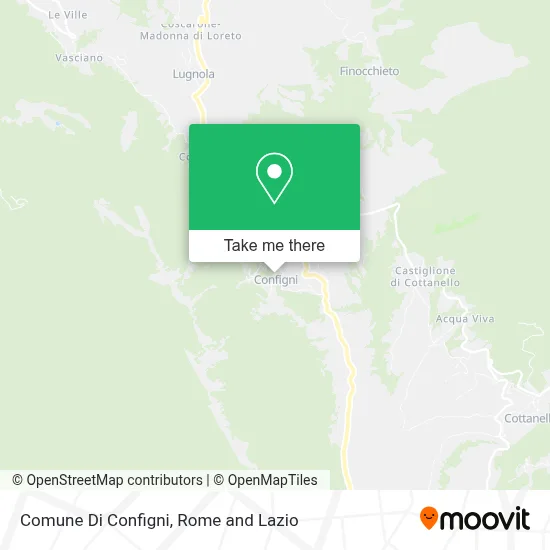 Comune Di Configni map