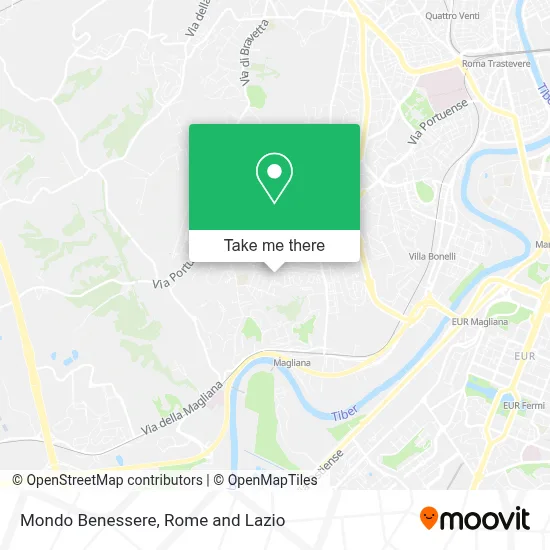 Mondo Benessere map