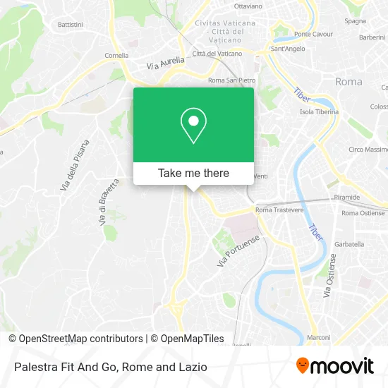Palestra Fit And Go map
