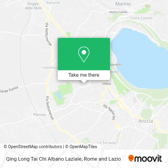 Qing Long Tai Chi Albano Laziale map