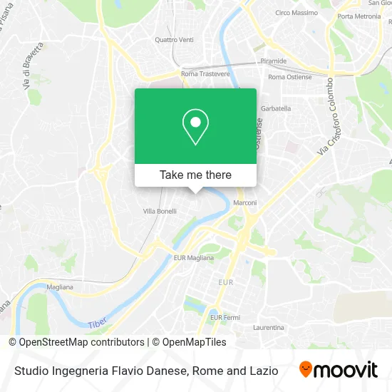 Studio Ingegneria Flavio Danese map