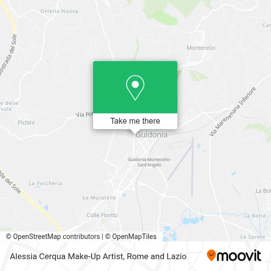Alessia Cerqua Make-Up Artist map