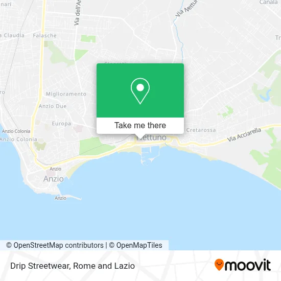 Drip Streetwear map