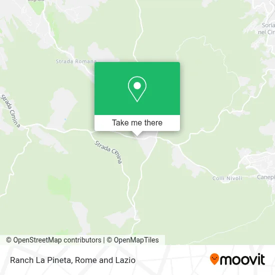 Ranch La Pineta map