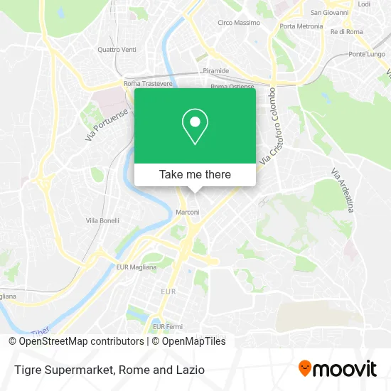 Tigre Supermarket map