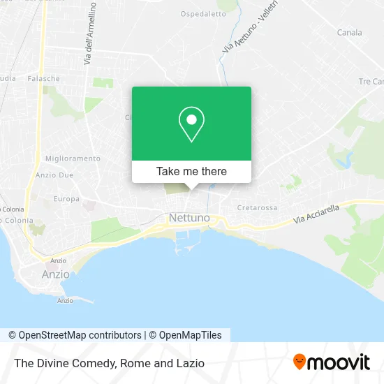 The Divine Comedy map