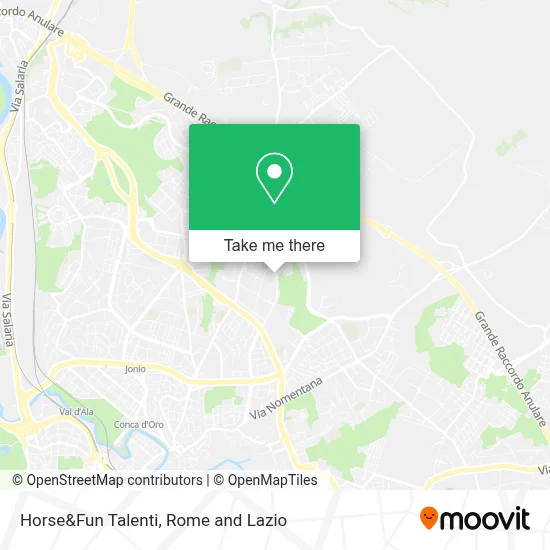 Horse&Fun Talenti map