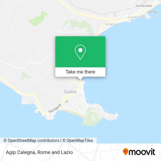 Agip Calegna map