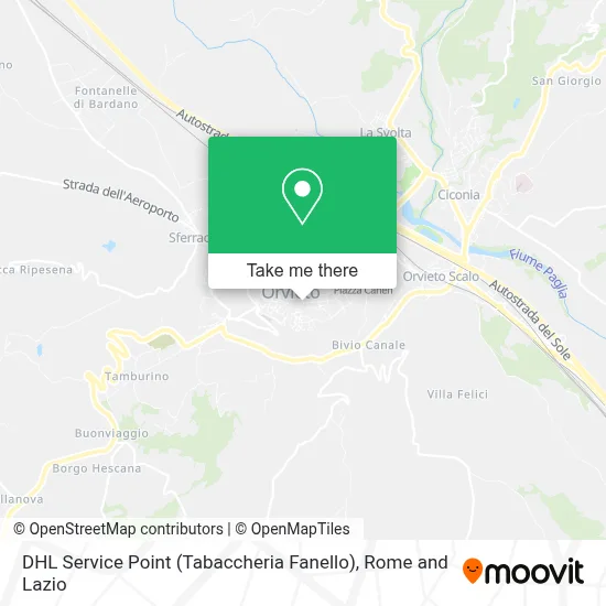 DHL Service Point (Tabaccheria Fanello) map
