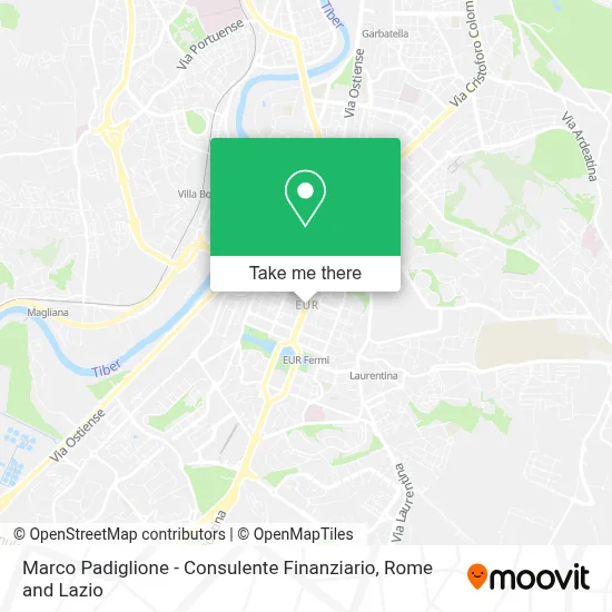 Marco Padiglione - Consulente Finanziario map