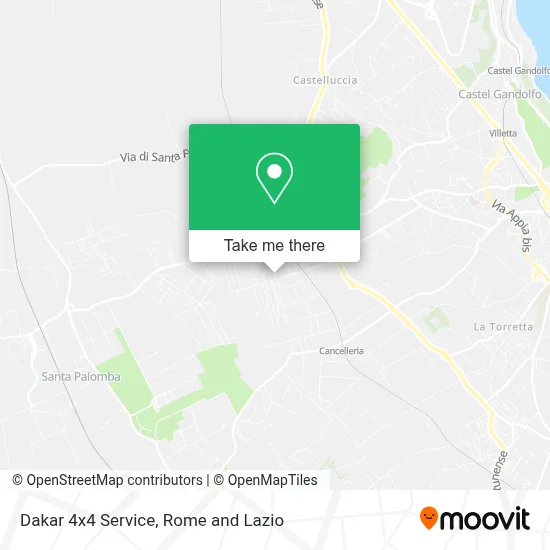 Dakar 4x4 Service map