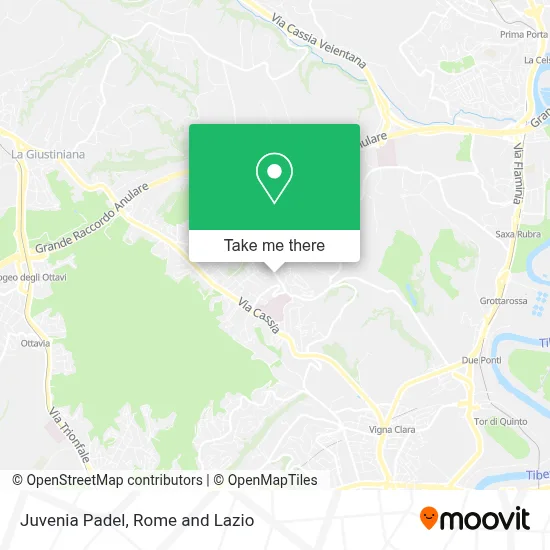 Juvenia Padel map
