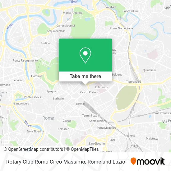 Rotary Club Roma Circo Massimo map