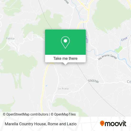 Marella Country House map