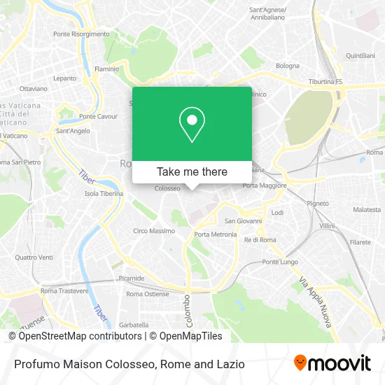 Profumo Maison Colosseo map