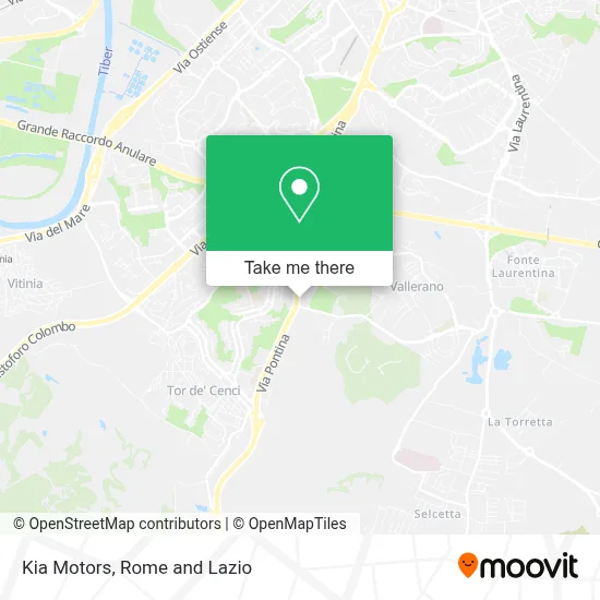 Kia Motors map