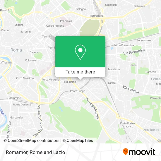 Romamor map