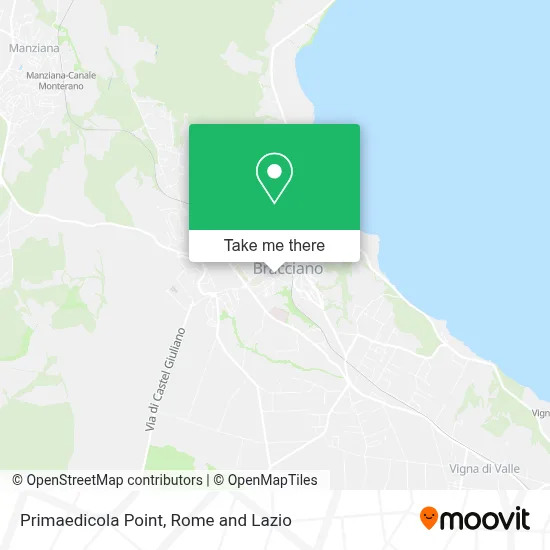 Primaedicola Point map
