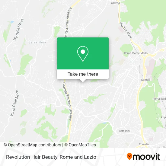 Revolution Hair Beauty map
