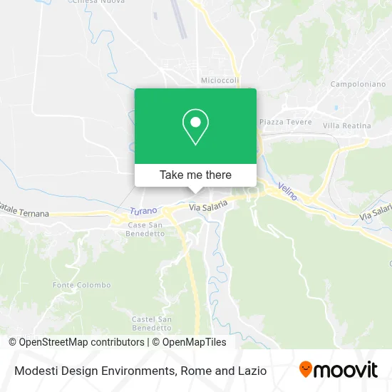 Modesti Design Environments map