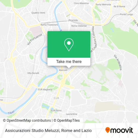 Assicurazioni Studio Meluzzi map