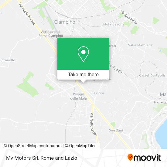 Mv Motors Srl map