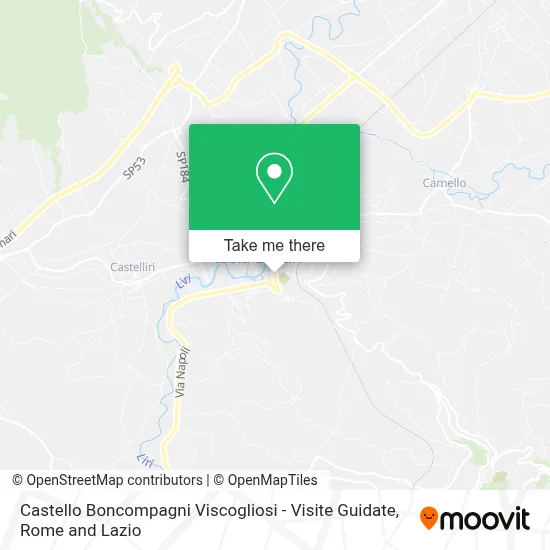Castello Boncompagni Viscogliosi - Visite Guidate map