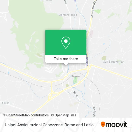 Unipol Assicurazioni Capezzone map
