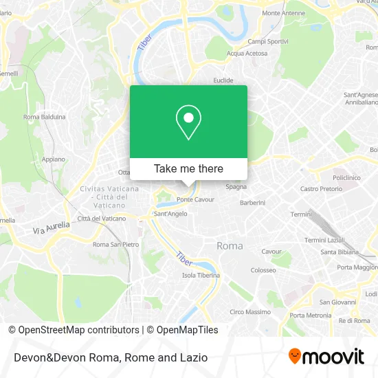 Devon&Devon Roma map