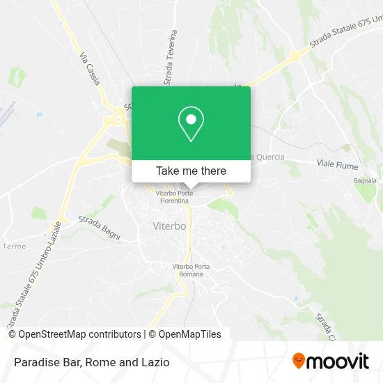 Paradise Bar map