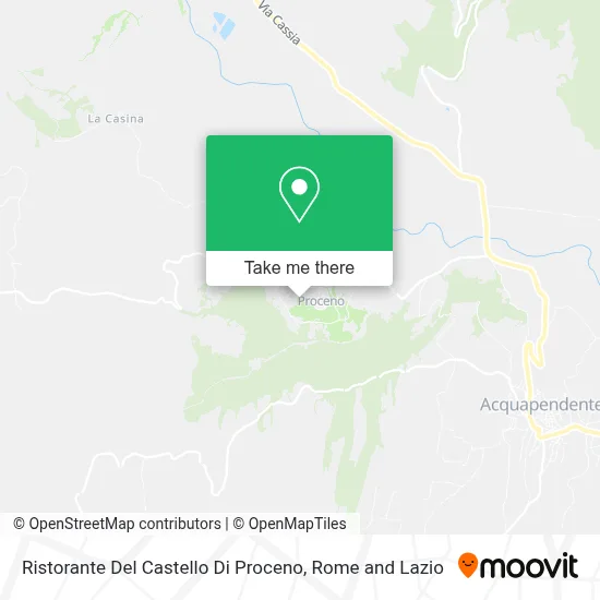 Ristorante Del Castello Di Proceno map