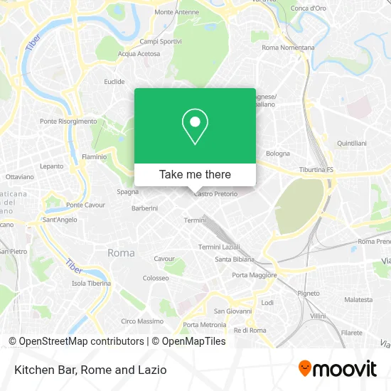 Kitchen Bar map