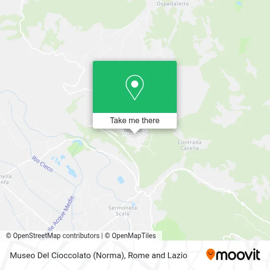 Museo Del Cioccolato (Norma) map