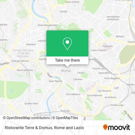 Ristorante Terre & Domus map