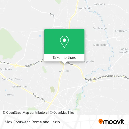 Max Footwear map