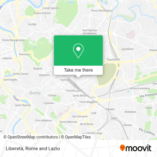 Liberetà map
