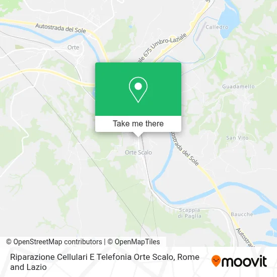 Riparazione Cellulari E Telefonia Orte Scalo map
