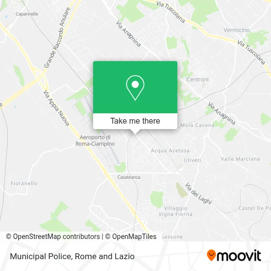 Municipal Police map