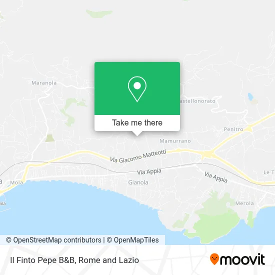 Il Finto Pepe B&B map
