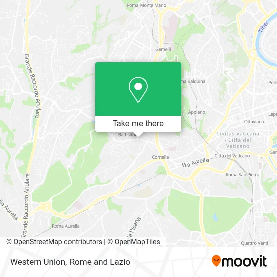 Western Union map
