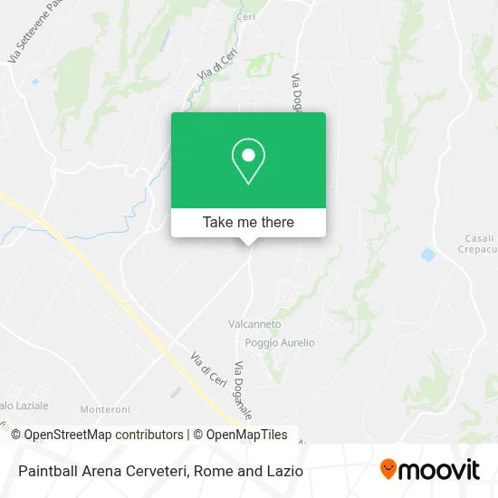 Paintball Arena Cerveteri map