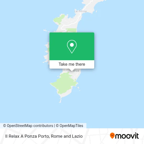 Il Relax A Ponza Porto map