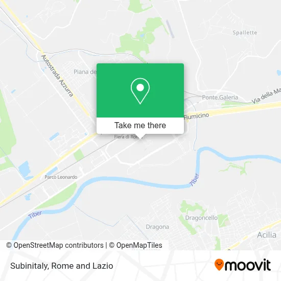 Subinitaly map